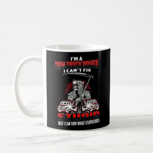 Mug Conducteur de camion de remorque (Gauche)