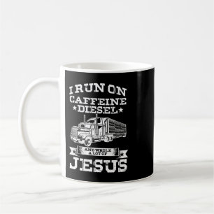 Mug Conducteur De Camion Religieux Courir Sur Le Lot D