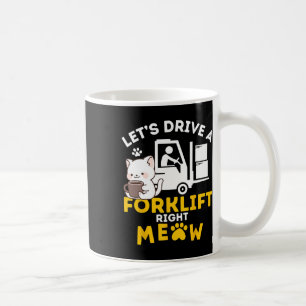 Mug Conducteur de chariots élévateurs Chats Amp Certif