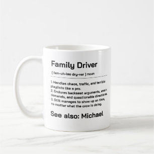 Mug Conducteur de Famille Personnalisé   Conduite Quot