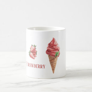 Mug Cône de glace à la fraise