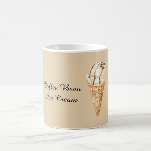 Mug Cône de glace au grain de café (Centre)