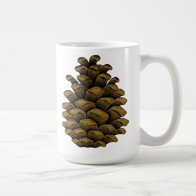 Mug Cône de pin (Droite)