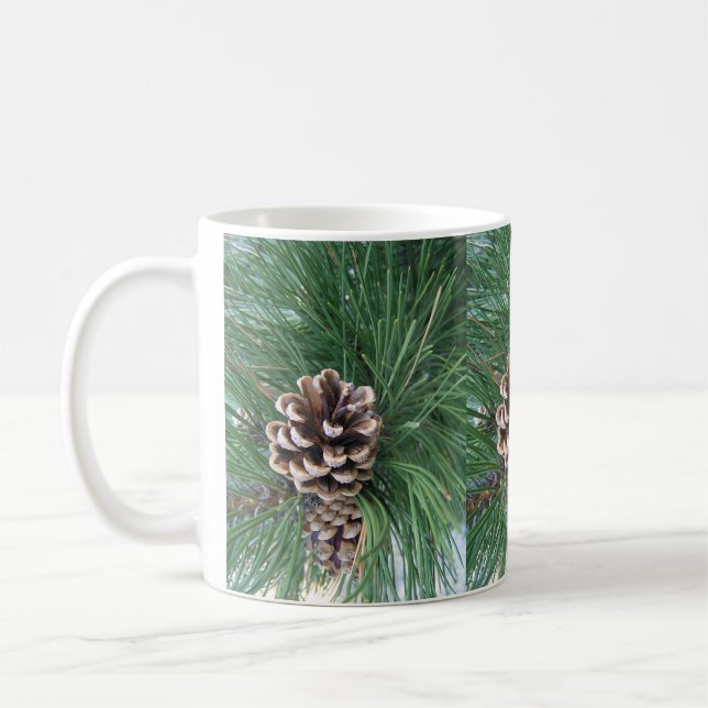 Mug Cône de pin de Noël (Gauche)