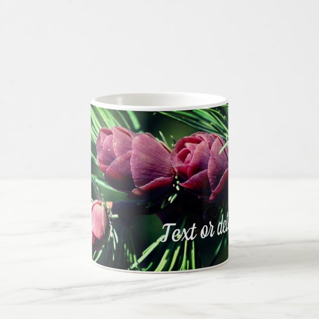 Mug Cones de pin de bébé personnalisé (Centre)