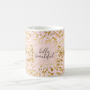 Mug Confetti rose or