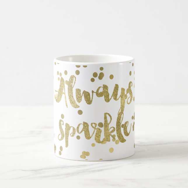 Mug Confettis d'or d'étincelle (Centre)
