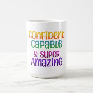 Mug Confiance Capable Et Super Extraordinaire