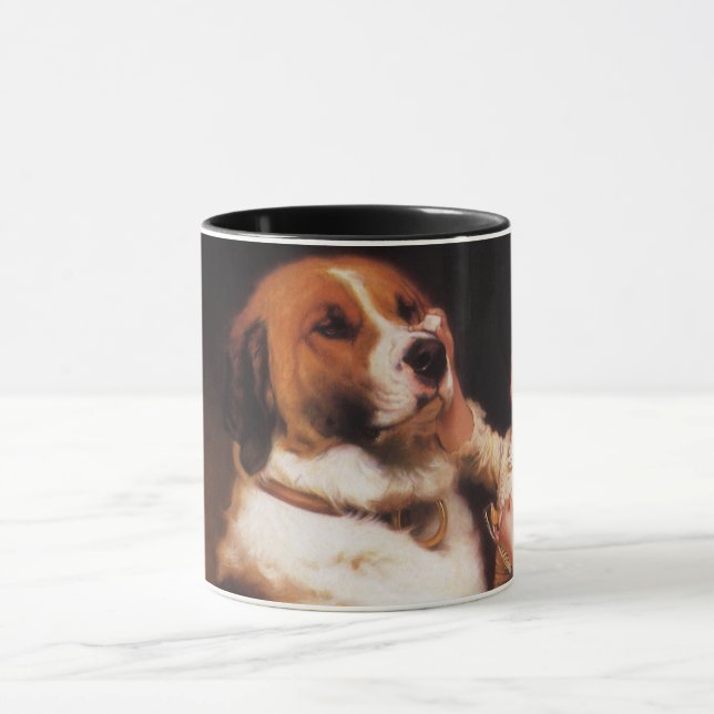 Mug Confiance de Charles Burton Barber, Saint Bernard  (Centre)