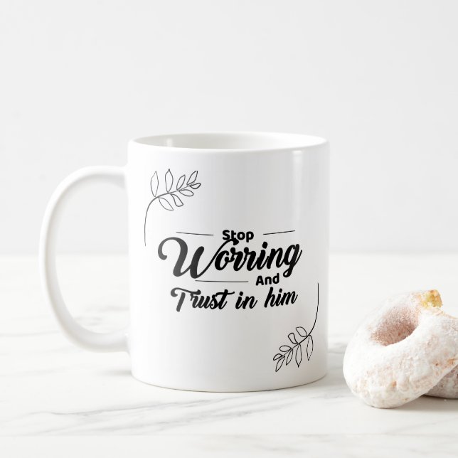 Mug "Confiance pour l'inquiétude : une musique pour in (Avec donut)
