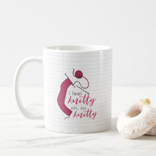 Mug Confiture De Framboise Je Me Sens Knitty, Oh So Kn