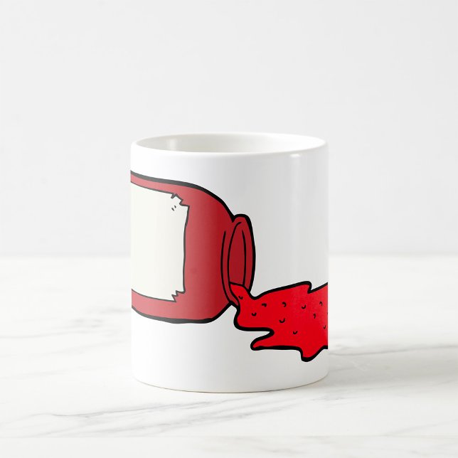 Mug Confiture déversée Cute Jelly Rouge Jar (Créateur téléchargé)