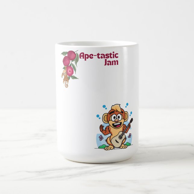 Mug Confiture pré-plastique : Musique pour les Sauvage (Centre)