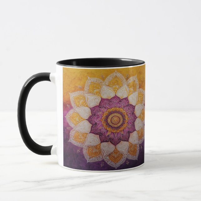 Mug Confort audacieux, Mandala (Gauche)