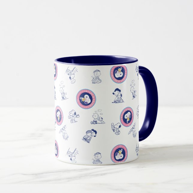 Mug Confort et sécurité | Confort et Motif de sécurité (Devant droit)