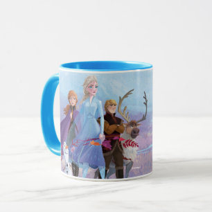 Mug Congelé 2 : Anna, Elsa & Amis   Courage