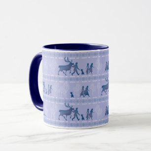 Mug Congelé 2 : Anna, Elsa & Amis Motif d'hiver