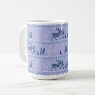 Mug Congelé 2 : Anna, Elsa & Amis Motif d'hiver