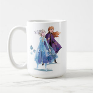 Mug Congelé 2 : Elsa & Anna   Destiny Await !
