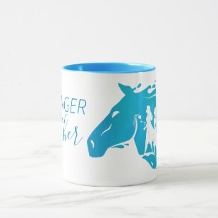 Mug Congelé 2 : Graphique d'aquarelle Anna, Elsa et No