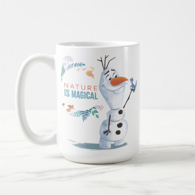 Mug Congelé 2 : Olaf | La Nature est magique (Gauche)