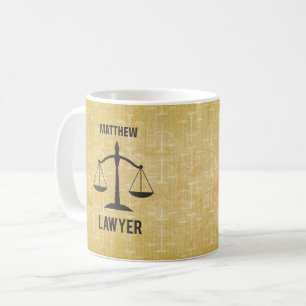 Mug Congrats d'études de droit Échelle de la justice