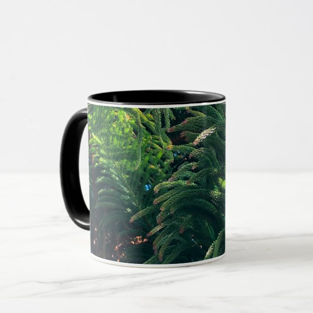 Mug conifère à feuillage persistant de pin (Devant gauche)