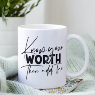 Mug Connaissez Votre Véritable Citation Motivationnell