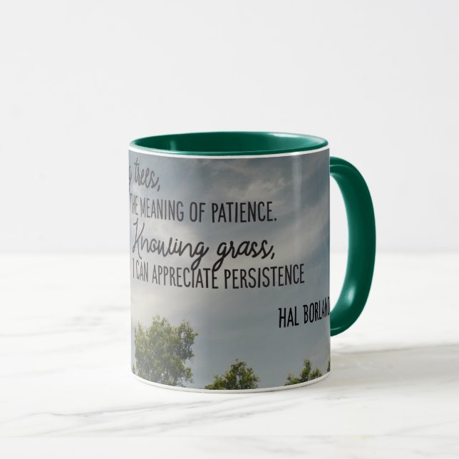 Mug Connaître Les Arbres Et L'Herbe (Devant droit)