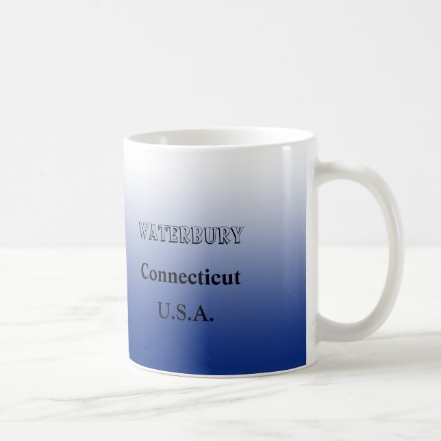Mug - Connecticut State Map with City (Right)