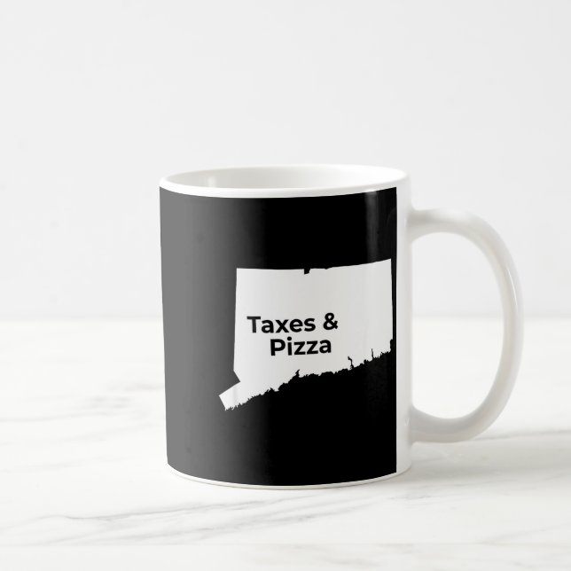 Mug Connecticut Taxes &amp; Connecticut Zza  (Droite)