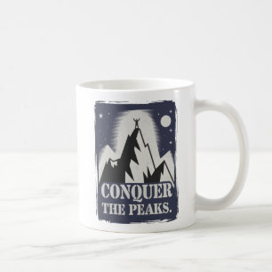 Mug Conquérir les pics Motivational Mountain Design