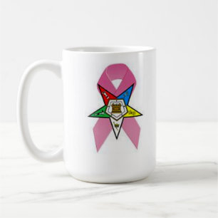 Mug Conscience de cancer du sein d'OES
