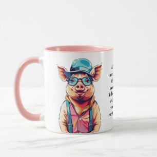 Mug Conseil Drôle D'Un Cochon