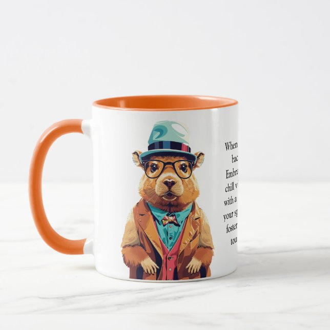 Mug Conseil Drôle D'Une Capybara (Gauche)