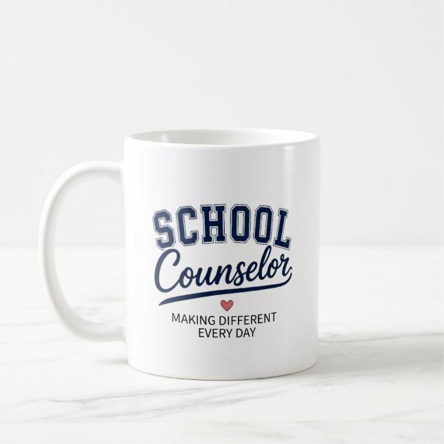 Mug Conseiller d'orientation faisant une différence ch (Gauche)