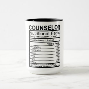 Mug Conseiller - Faits nutritionnels