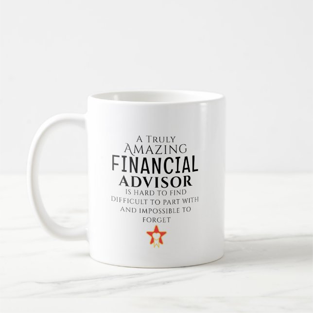 Mug Conseiller financier incroyable difficile à trouve (Gauche)