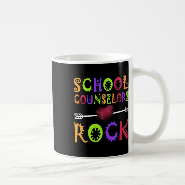 Mug Conseiller scolaire Rock Heart Book School Counsel (Droite)