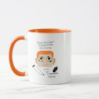 Mug Conseils Autistiques Drôles sur l'Évitement du Con
