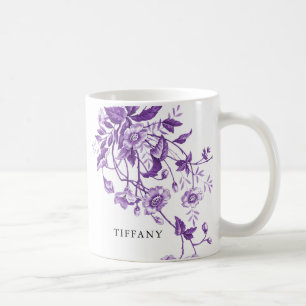Mug Conseils de Fête de Fiançailles Floraux de Toile F
