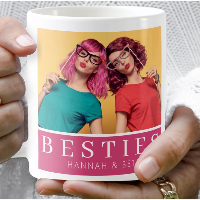 Mug Conserver l'amitié des quartiers modernes Photo (Créateur téléchargé)
