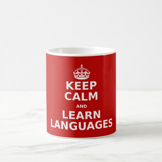 Mug Conserver le calme et apprendre les langues (Centre)