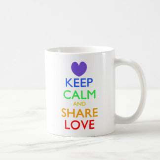 Mug Conserver le calme et partager l'amour