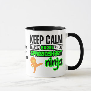 Mug Conserver le calme EXCELlent SPREADSHEET NINJA
