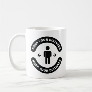 Mug Conserver votre distance