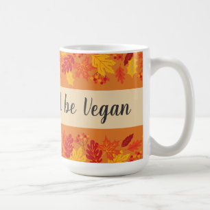 Mug Consommer boire vegan thandonner automne avec feui