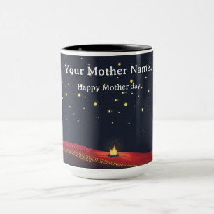 Mug Constellation autochtone de campement étoilé à poi