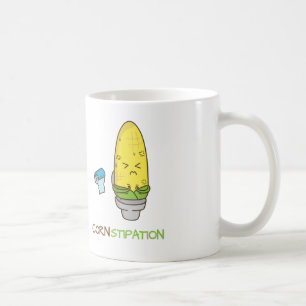 Mug Constipation de maïs dans l'humour de Punny de