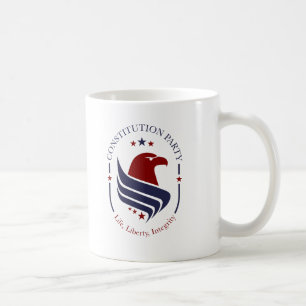Mug, Constitution Party, Eagle, oval Coffee Mug